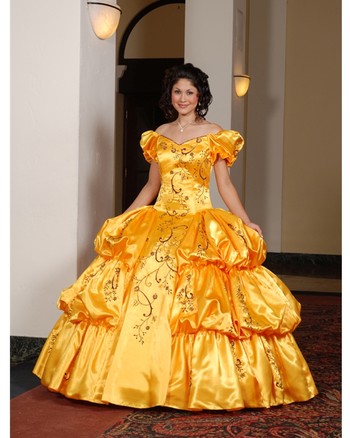 Gold quinceanera dresses in houston